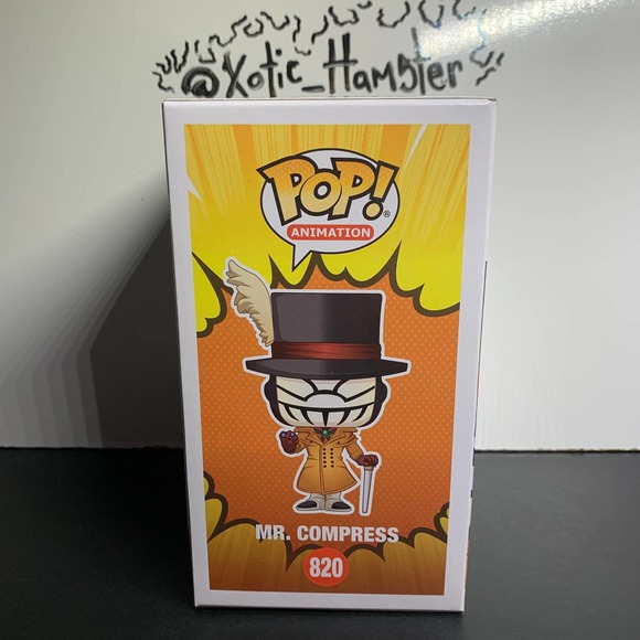 Funko POP! Mr. Compress #820 NYCC 2020 Fall Convention My Hero Academia Anime - Picture 4 of 6